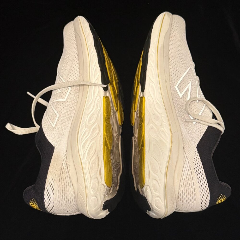 New Balance Fresh Foam 860 v14 White Black Athletic Running Shoes Men Size 10.5D - Picture 5 of 12